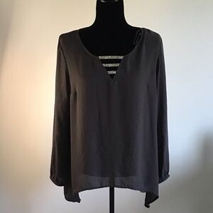 Juicy Couture Charcoal Blouse